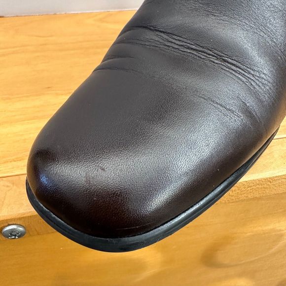 Blondo Canada Brown Smooth Leather Side Zip Ankle Boots Women Size 11 AA Narrow - Picture 16 of 16